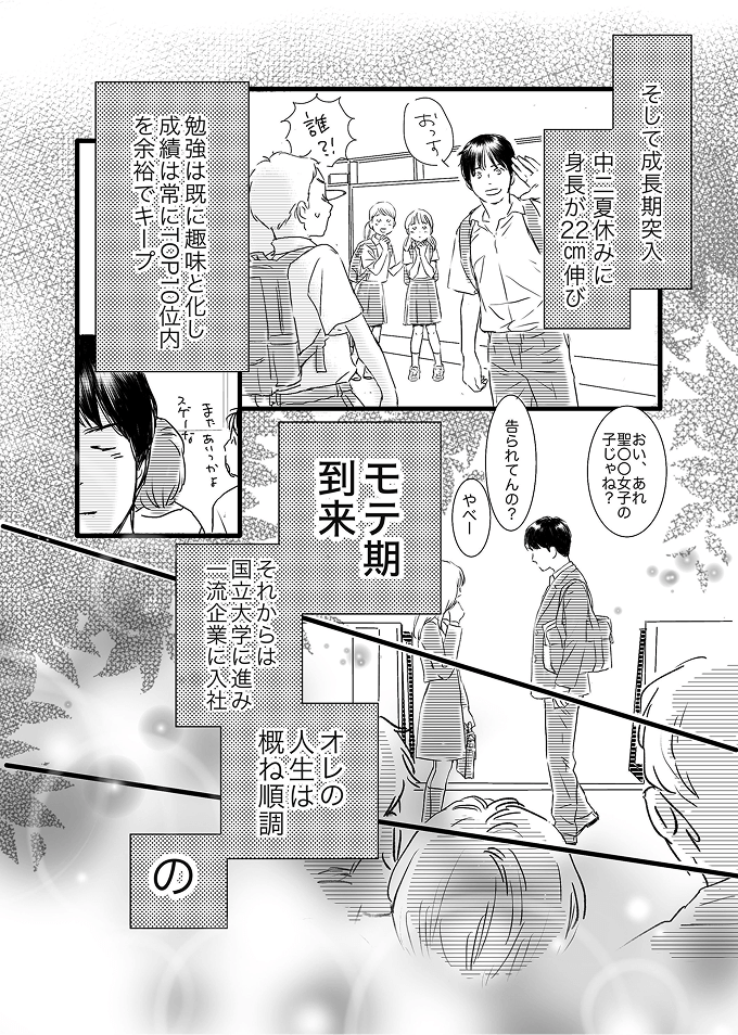 学生時代の回想シーン