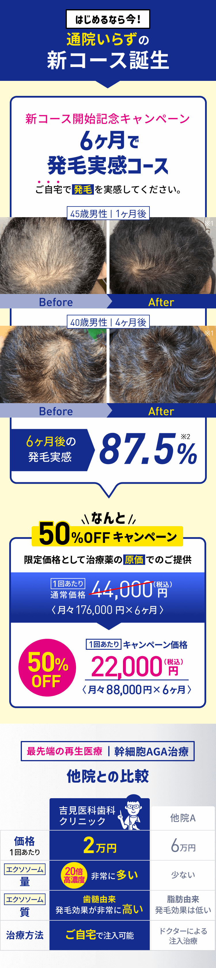 はじめるなら今！通院いらずの新コース誕生